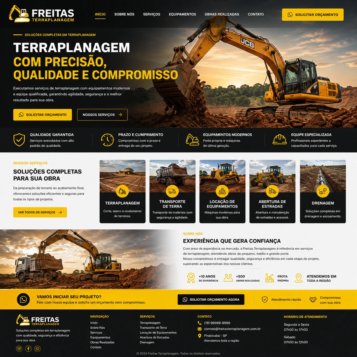 Projeto Freitas Terraplanagem