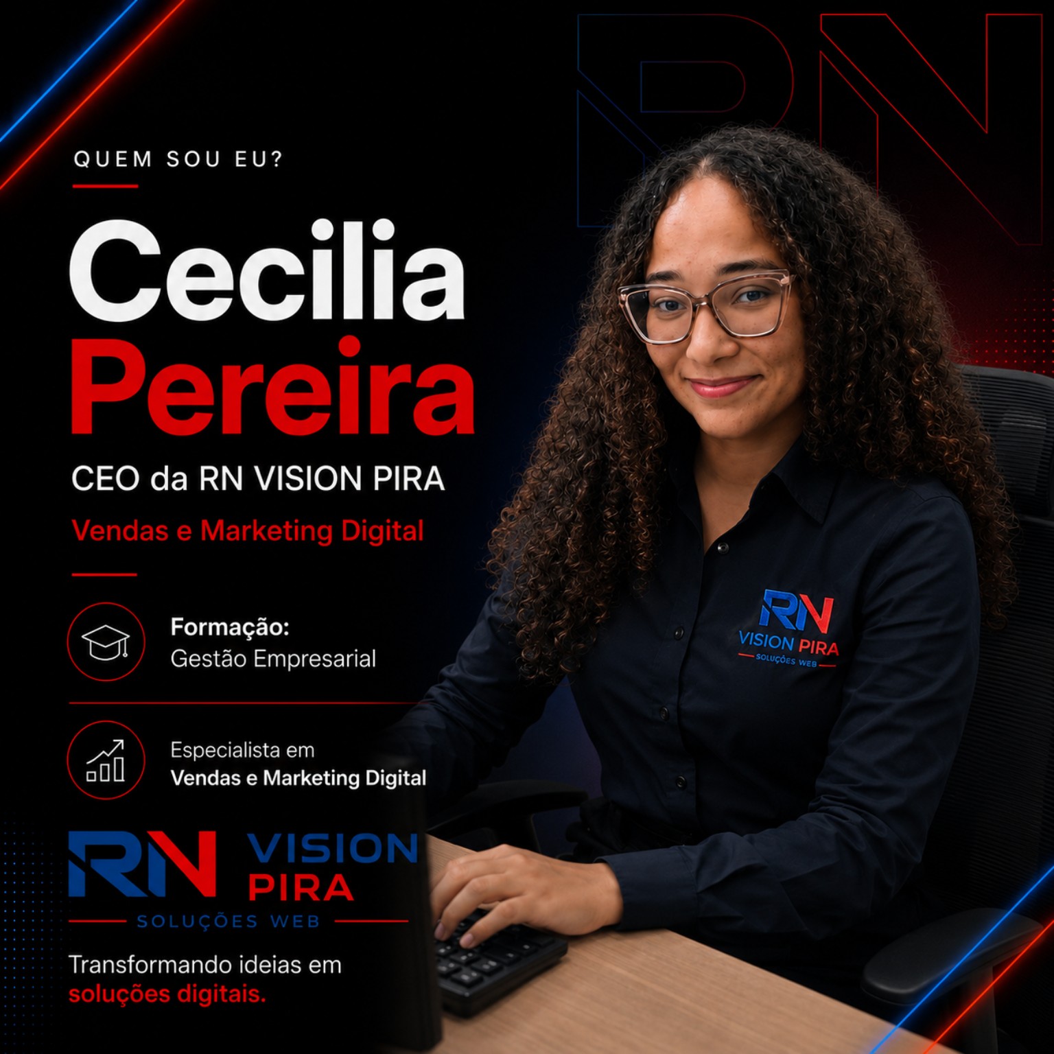 Cecilia Pereira - CEO da RN Vision Pira